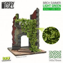 Ivy Foliage - Light Green Birch - Large - Green Stuff World - 140 x 70mm - Gootzy Gaming