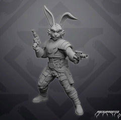 Jack O'Hare Miniature - SW Legion Compatible (38 - 40mm tall) Resin 3D Print - Skullforge Studios - Gootzy Gaming