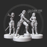 Jade Sky, Legendary Female Wizard Miniature - SW Legion Compatible (38-40mm tall) Resin 3D Print - Dark Fire Designs - Gootzy Gaming