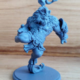 Jinhua, Xueren 3 Eyed Monkey Yeti Monk - Single Roleplaying Miniature for D&D or Pathfinder - 32mm Scale Resin 3D Print - Cobramode - Gootzy Gaming