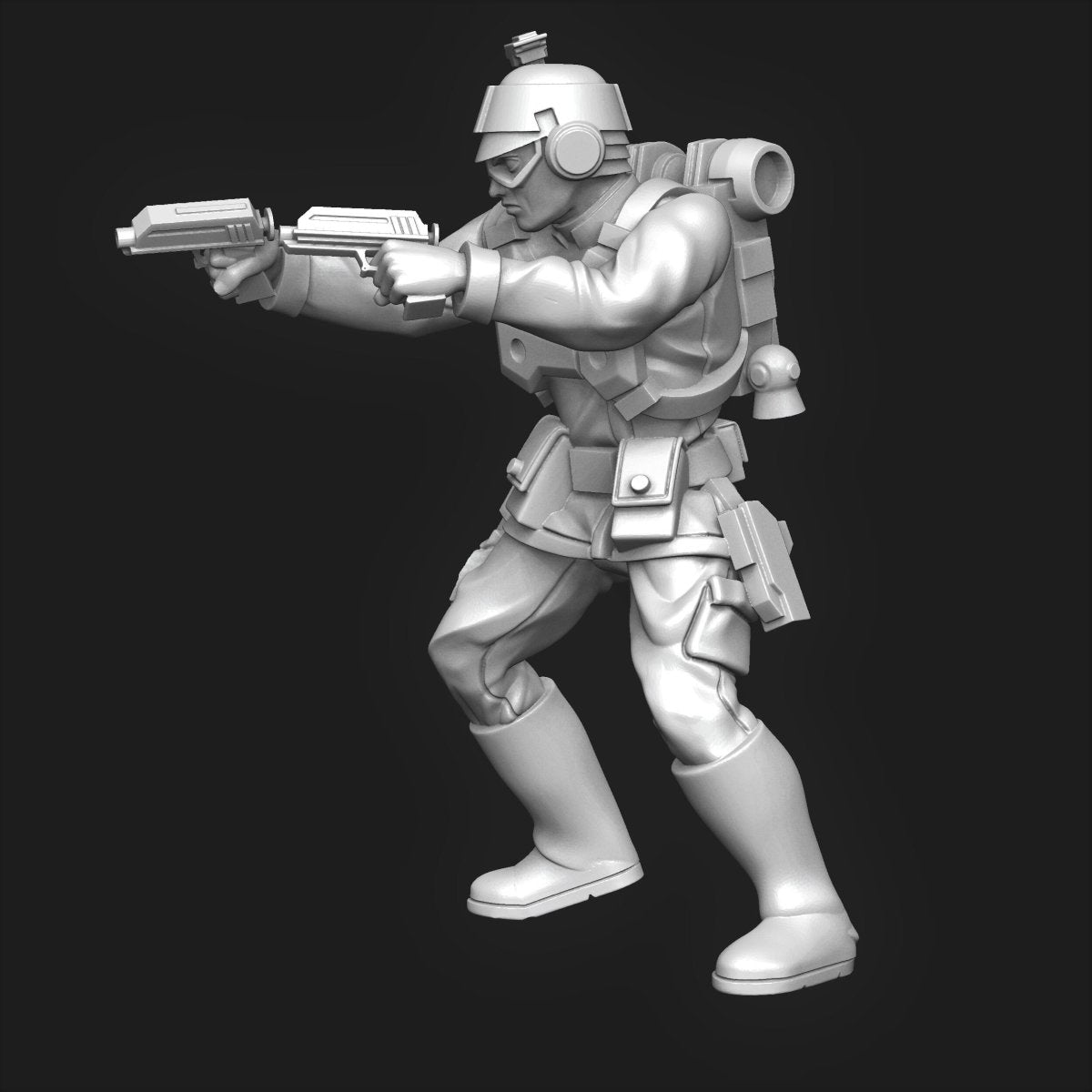 Jungle ARC Captain REX Miniature - SW Legion Compatible (38-40mm tall) Resin 3D Print - Dark Fire Designs - Gootzy Gaming