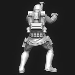 Jungle ARC Captain REX Miniature - SW Legion Compatible (38-40mm tall) Resin 3D Print - Dark Fire Designs - Gootzy Gaming