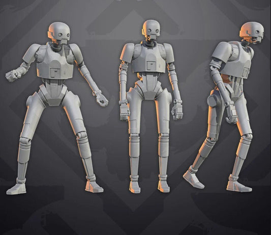 K Security Unarmed Miniature - SW Legion Compatible (38 - 40mm tall) Resin 3D Print - Skullforge Studios - Gootzy Gaming