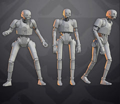 K Security Unarmed Miniature - SW Legion Compatible (38 - 40mm tall) Resin 3D Print - Skullforge Studios - Gootzy Gaming