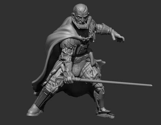 King of Ashes Miniature - SW Legion Compatible (38 - 40mm tall) Resin 3D Print - Skullforge Studios - Gootzy Gaming
