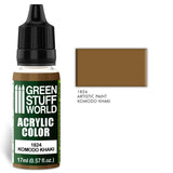 Komodo Khaki - Matte Acrylic Paint - Green Stuff World - 17 mL Dropper Bottle - Gootzy Gaming