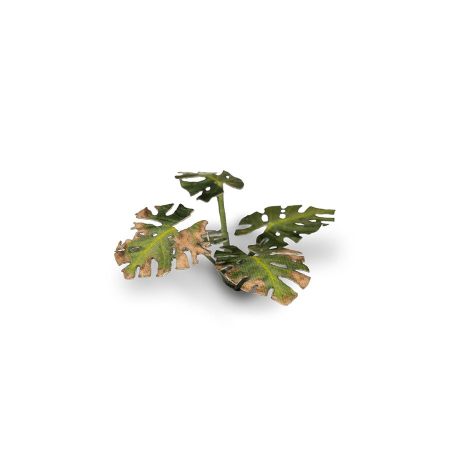 Laser Plants - Monstera - Gamers Grass - 47 Plastic Folding Plants - Gootzy Gaming