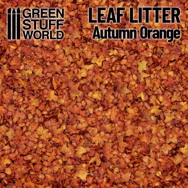 Leaf Litter - Autumn Orange Mix - Green Stuff World - 60 mL canister - Gootzy Gaming