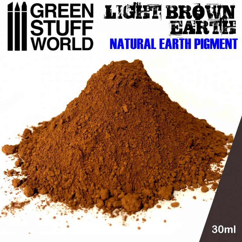 Light Brown Earth - Earth Pigment Powder - Green Stuff World - 30 mL bottle - Gootzy Gaming