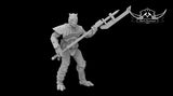 Lizard Man Pirate miniature - SW Legion Compatible (38-40mm tall) Resin 3D Print - Black Remnant - Gootzy Gaming