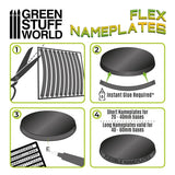Long Name Plates - Flexible Lettering for Buildings or Bases - Green Stuff World - Gootzy Gaming