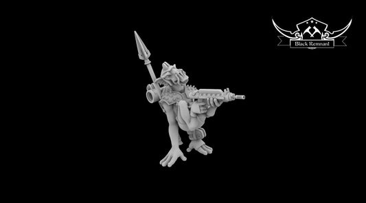 Long Snout Pirate Nakha Miniature - SW Legion Compatible (38-40mm tall) Resin 3D Print - Black Remnant - Gootzy Gaming