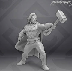 Lord of Vegas Superhero Miniature - MCP/Crisis Protocol Compatible (40mm tall) Resin 3D Print - Skullforge Studios - Gootzy Gaming