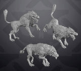 Mage Hunter Dog Miniature - SW Legion Compatible (38-40mm tall) Resin 3D Print - Skullforge Studios - Gootzy Gaming
