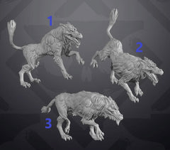 Mage Hunter Dog Miniature - SW Legion Compatible (38 - 40mm tall) Resin 3D Print - Skullforge Studios - Gootzy Gaming