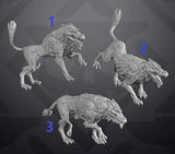 Mage Hunter Dog Miniature - SW Legion Compatible (38-40mm tall) Resin 3D Print - Skullforge Studios - Gootzy Gaming
