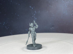 Mando Warlord Miniature - SW Legion Compatible (38-40mm tall) Resin 3D Print - Dark Fire Designs - Gootzy Gaming