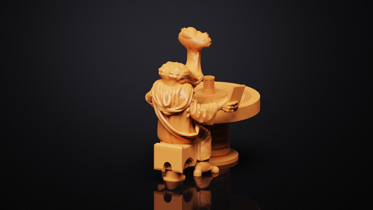Master Merchant of Antiquities (Deal Broker Version) Miniature - SW Legion Compatible (38 - 40mm tall) Resin 3D Print - Gootzy Gaming - Gootzy Gaming