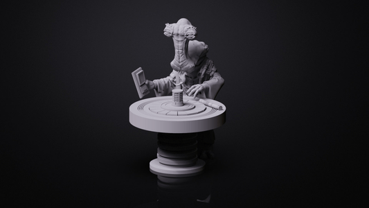 Master Merchant of Antiquities (Deal Broker Version) Miniature - SW Legion Compatible (38-40mm tall) Resin 3D Print - Gootzy Gaming - Gootzy Gaming