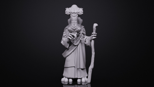 Master Merchant of Antiquities (Staff Version) Miniature - SW Legion Compatible (38 - 40mm tall) Resin 3D Print - Gootzy Gaming - Gootzy Gaming