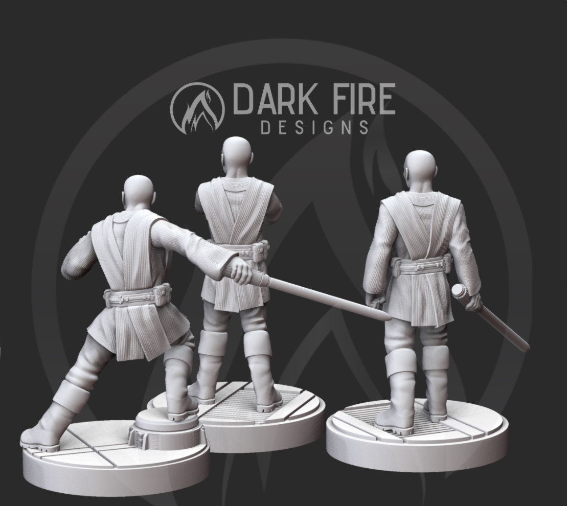 Master of the Wizard Order Miniature - SW Legion Compatible (38 - 40mm tall) Resin 3D Print - Dark Fire Designs - Gootzy Gaming