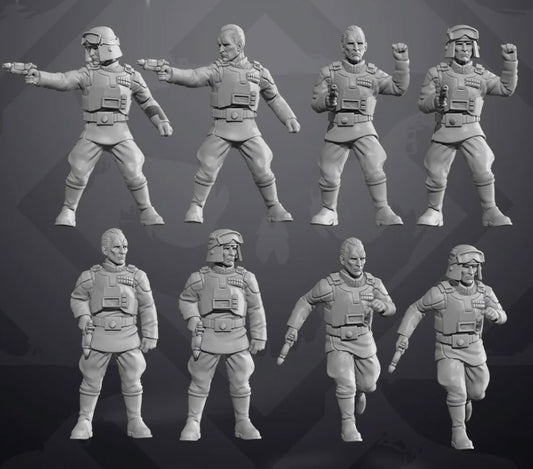 Masterful Blue Tactician Miniature - SW Legion Compatible (38 - 40mm tall) Resin 3D Print - Skullforge Studios - Gootzy Gaming