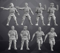 Masterful Blue Tactician Miniature - SW Legion Compatible (38 - 40mm tall) Resin 3D Print - Skullforge Studios - Gootzy Gaming