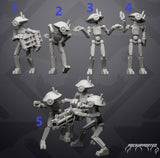 Mechano Droids Miniature - SW Legion Compatible Resin 3D Print - Skullforge Studios - Gootzy Gaming