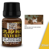 Medium Brown Splash Mud - Ground Texture Paste - Green Stuff World - 30 mL bottle - Gootzy Gaming