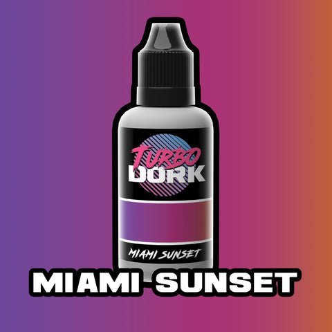 Miami Sunset - Red/Pink/Purple/Orange Colorshift Metallic Paint - TurboDork - 20 mL Dropper Bottle - Gootzy Gaming