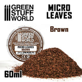 Micro Leaves - Brown - Green Stuff World - 60 mL canister - Gootzy Gaming