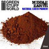Middle Earth - Earth Pigment Powder - Green Stuff World - 30 mL bottle - Gootzy Gaming