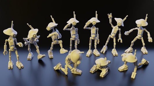 Midget Repair Droid Miniature - SW Legion Compatible Resin 3D Print - Gootzy Gaming - Gootzy Gaming