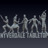 Midnight Tribe Brother - 5 Mini Bundle - SW Legion Compatible (38-40mm tall) Resin 3D Print - Nyverdale Tabletop - Gootzy Gaming