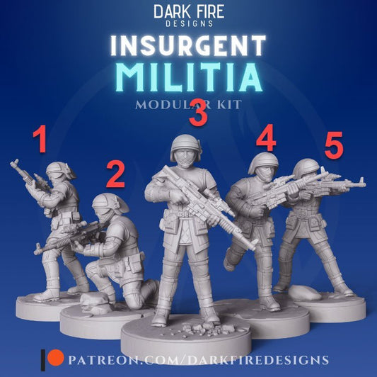Mini - SW Legion Compatible Miniature (38 - 40mm tall) High Quality 8k Resin 3D Print - Dark Fire Designs - Gootzy Gaming