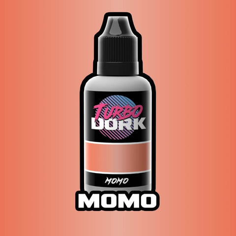 Momo - Pink Orange Metallic Paint - TurboDork - 20 mL Dropper Bottle (Discontinued Color) - Gootzy Gaming