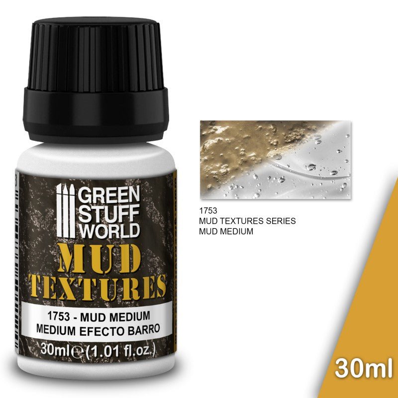 Mud Medium - Ground Texture Paste - Green Stuff World - 30 mL bottle - Gootzy Gaming