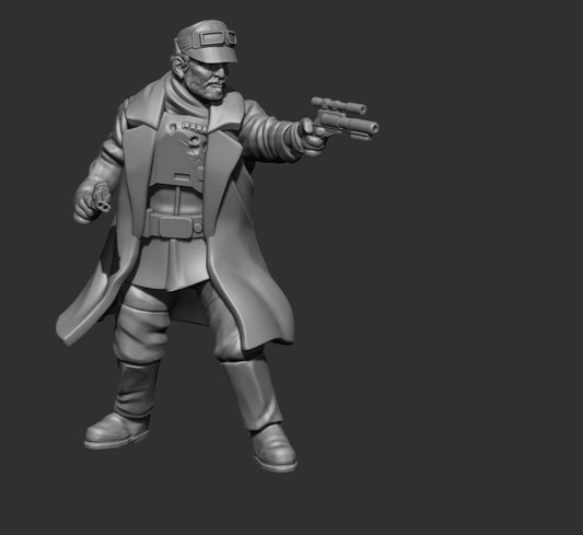 Muddy Outlaw Miniature - SW Legion Compatible (38 - 40mm tall) Resin 3D Print - Skullforge Studios - Gootzy Gaming