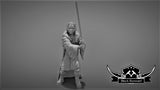 Mystical Face Mark Warrior Miniature - SW Legion Compatible (38-40mm tall) Resin 3D Print - Black Remnant - Gootzy Gaming