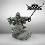 Mystical Large Snake Warrior Oppo - SW Legion Compatible Miniature (38-40mm tall) High Quality 8k Resin 3D Print - Black Remnant - Gootzy Gaming