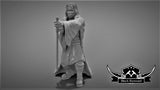 Mystical Long Haired Warrior Agen Miniature - SW Legion Compatible (38-40mm tall) Resin 3D Print - Black Remnant - Gootzy Gaming