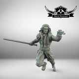 Mystical Tracker Warrior With Pistol - SW Legion Compatible Miniature (38-40mm tall) High Quality 8k Resin 3D Print - Black Remnant - Gootzy Gaming