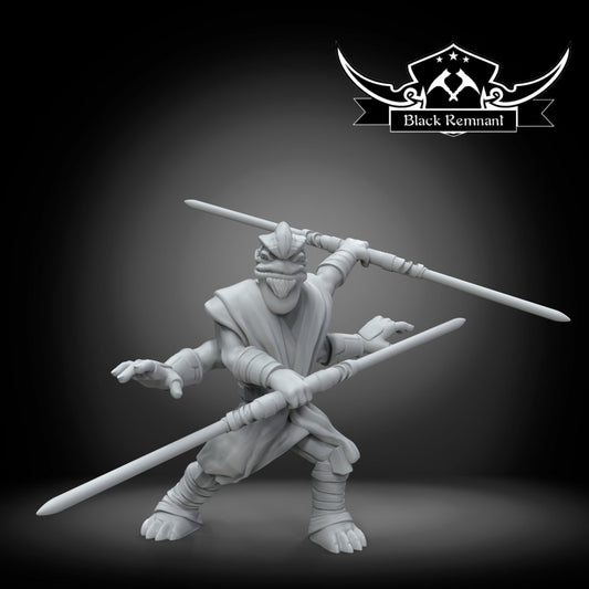 Mystical Traitor Warrior Krell - SW Legion Compatible Miniature (38-40mm tall) High Quality 8k Resin 3D Print - Black Remnant - Gootzy Gaming