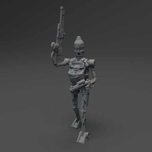 Nanny Drone Miniature SW Legion Compatible (38 - 40mm tall) Resin 3D Print - Skullforge Studios - Gootzy Gaming