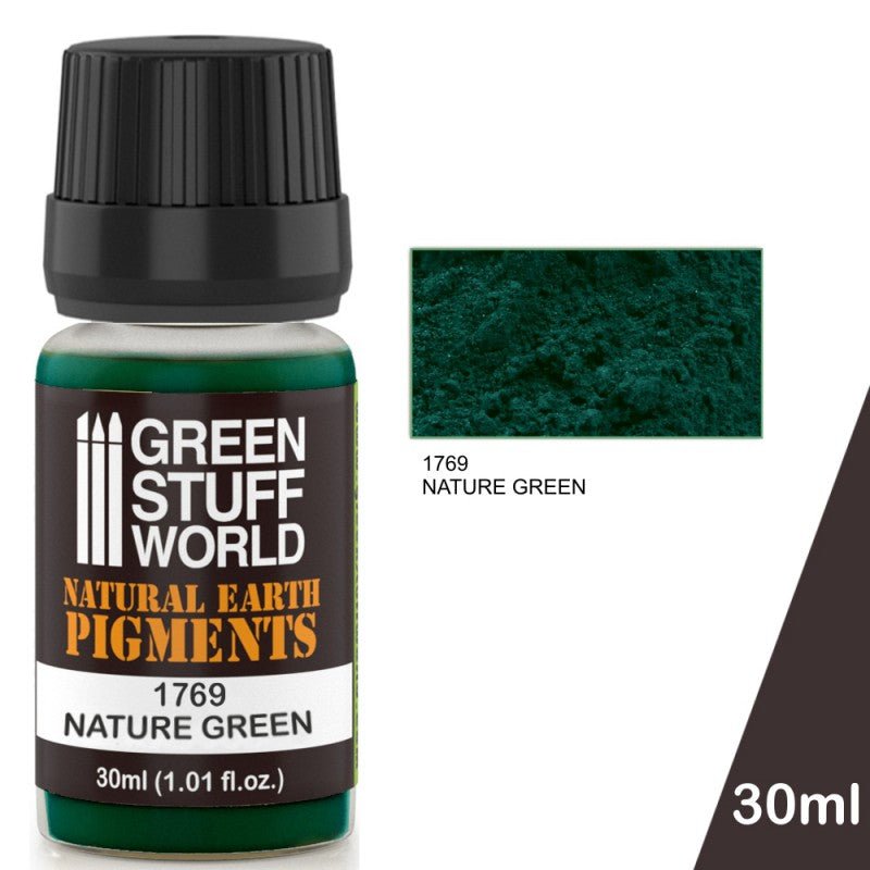 Nature Green - Earth Pigment Powder - Green Stuff World - 30 mL bottle - Gootzy Gaming