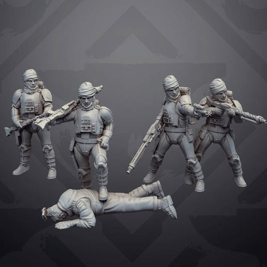 Nerfgar the Turbaned Bounty Hunter - SW Legion Compatible Miniature (38 - 40mm tall) High Quality 8k Resin 3D Print - Skullforge Studios - Gootzy Gaming