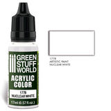 Nuclear White - Matte Acrylic Paint - Green Stuff World - 17 mL Dropper Bottle - Gootzy Gaming