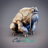 Numa No An Frog Monster Swamp Hermit - Large Single Roleplaying Miniature for D&D or Pathfinder - 32mm Scale Resin 3D Print - Cobramode - Gootzy Gaming