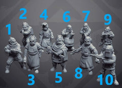 Oinker Cloud City Mechanics - Single Miniature - SW Legion Compatible (38 - 40mm tall) Resin 3D Print - Skullforge Studios - Gootzy Gaming