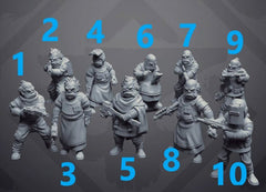 Oinker Cloud City Mechanics - Single Miniature - SW Legion Compatible (38-40mm tall) Resin 3D Print - Skullforge Studios - Gootzy Gaming